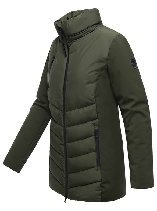 Marikoo Damen Winterjacke Tivaa XVI mit Softshell & abnehmbarer Kapuze - Image 3