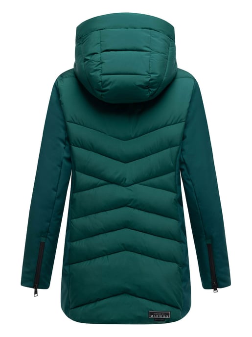 Marikoo Damen Winterjacke Tivaa XVI mit Softshell & abnehmbarer Kapuze - Image 4