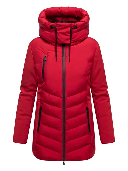 Marikoo Damen Winterjacke Tivaa XVI mit Softshell & abnehmbarer Kapuze - Image 2