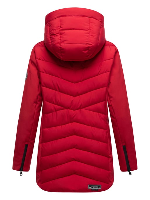Marikoo Damen Winterjacke Tivaa XVI mit Softshell & abnehmbarer Kapuze - Image 4