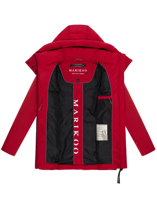 Marikoo Damen Winterjacke Tivaa XVI mit Softshell & abnehmbarer Kapuze - Image 5