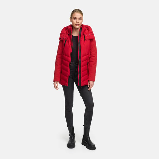 Marikoo Damen Winterjacke Tivaa XVI mit Softshell & abnehmbarer Kapuze - Image 6