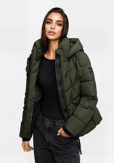 Marikoo Damen Winterjacke Sahnemausii XVI mit abnehmbarer Kapuze - Image 5