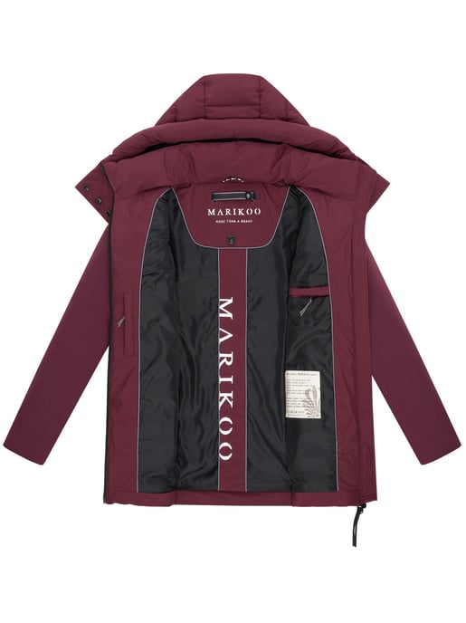 Marikoo Damen Winterjacke Tivaa XVI mit Softshell & abnehmbarer Kapuze - Image 5