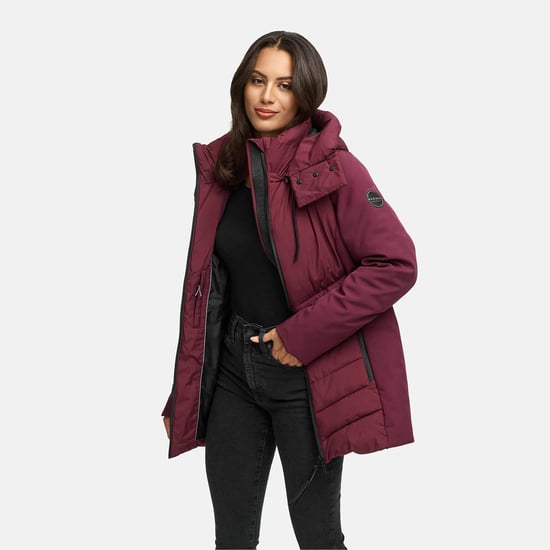 Marikoo Damen Winterjacke Tivaa XVI mit Softshell & abnehmbarer Kapuze - Image 6