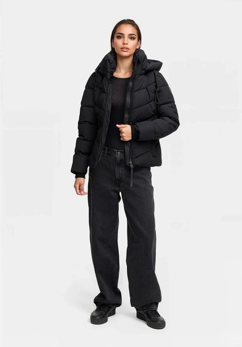 Marikoo Damen Winterjacke Sahnemausii XVI mit abnehmbarer Kapuze - Image 5