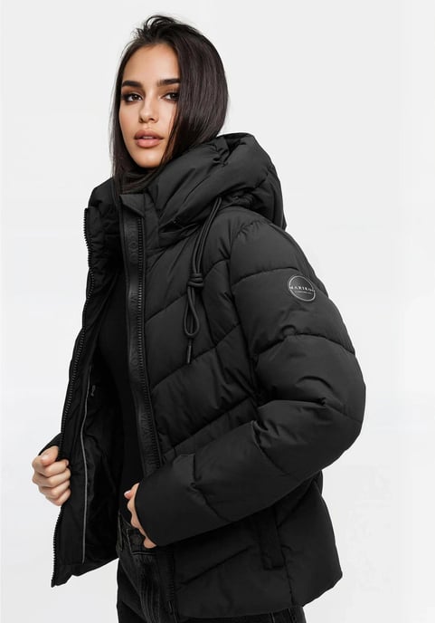 Marikoo Damen Winterjacke Sahnemausii XVI mit abnehmbarer Kapuze - Image 6