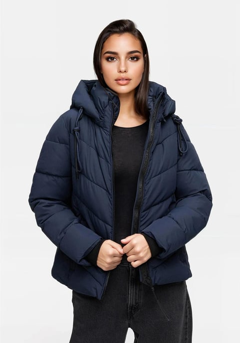 Marikoo Damen Winterjacke Sahnemausii XVI mit abnehmbarer Kapuze - Image 5