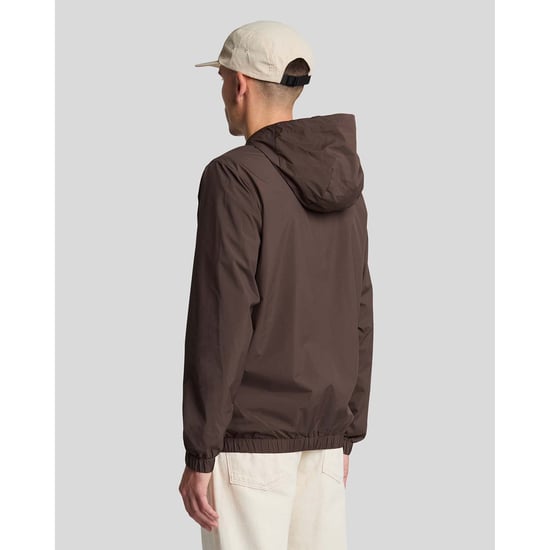 Herren Lyle And Scott Tonal Eagle Kapuzen-Bomberjacke in Grün - Image 3
