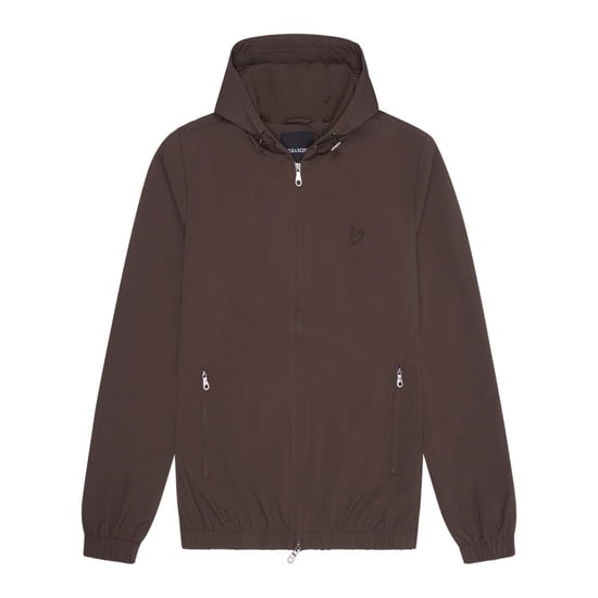 Herren Lyle And Scott Tonal Eagle Kapuzen-Bomberjacke in Grün - Image 5