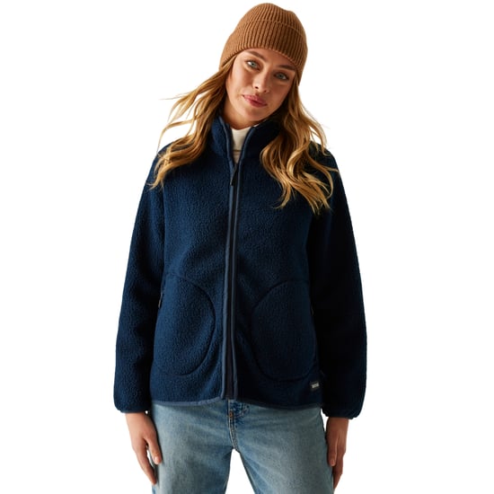 Regatta Damen Frankie Borg Fleecejacke mit vollem Reißverschluss (Navy) - Image 4