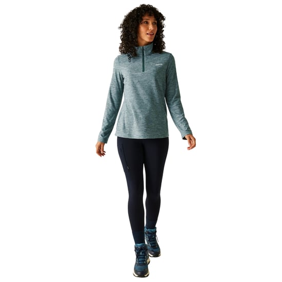 Regatta - "Sweetheart" Fleece-Oberteil für Damen, mit kurzem Reißverschluss (Fichtengrün) - Image 6