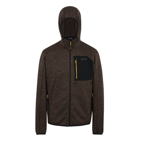 Regatta - "Newhill" Fleecejacke für Herren, Durchgehender Reißverschluss, meliert (Nussbraun) - Image 1