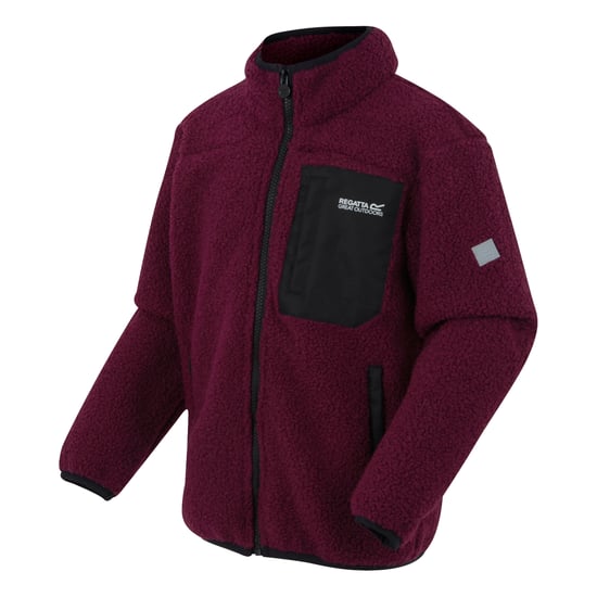 Regatta - "Frankie" Fleecejacke für Kinder, Durchgehender Reißverschluss (Dunkel-Orange) - Image 3