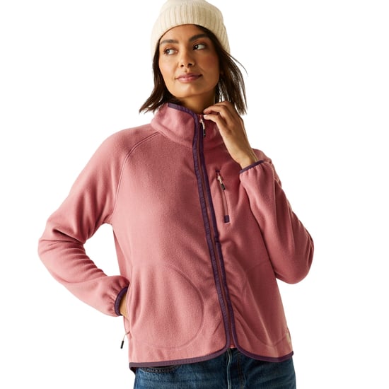 Regatta Damen Frankie Full Zip Fleecejacke (Staubiges Rosa) - Image 4