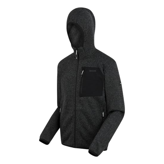 Regatta - "Newhill" Fleecejacke für Herren, Durchgehender Reißverschluss, meliert (Asche) - Image 3