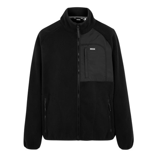 Regatta Herren Frankie Borg Fleecejacke (Schwarz) - Image 1
