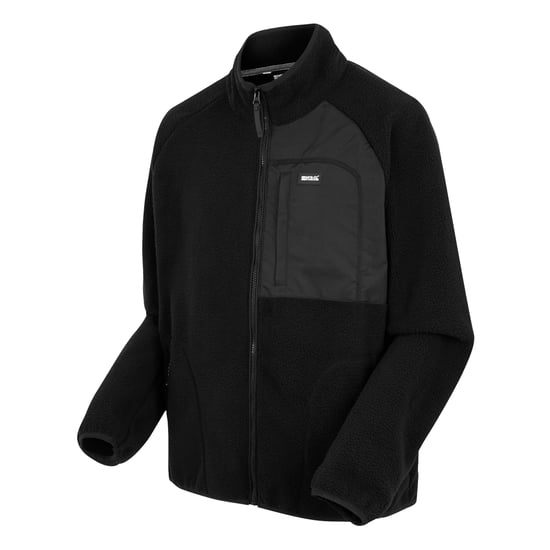 Regatta Herren Frankie Borg Fleecejacke (Schwarz) - Image 3