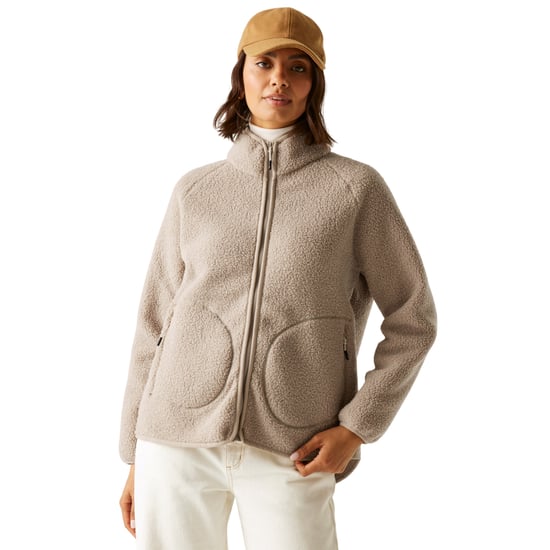 Regatta Damen Frankie Borg Vollzip Fleecejacke (Weiches Taupe) - Image 4