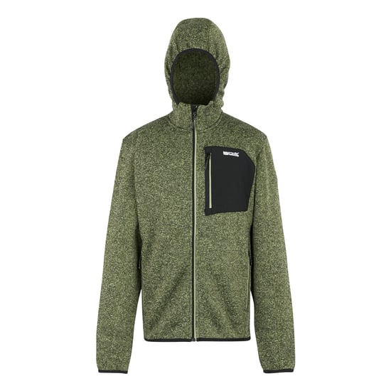 Regatta - "Newhill" Fleecejacke für Herren, Durchgehender Reißverschluss, meliert (Ölgrün) - Image 1