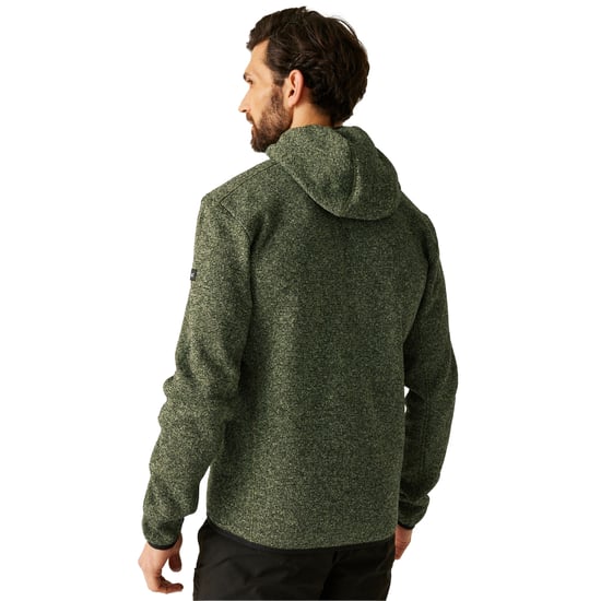 Regatta - "Newhill" Fleecejacke für Herren, Durchgehender Reißverschluss, meliert (Ölgrün) - Image 5