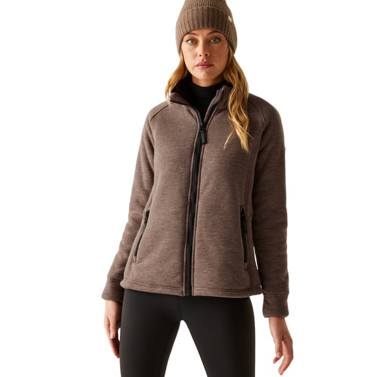 Regatta Damen Emilde Fleecejacke mit vollem Reißverschluss (Mokka) - Image 4