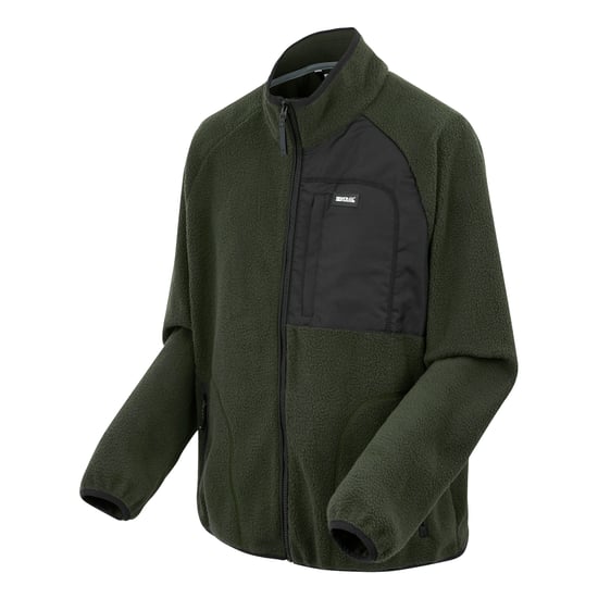Regatta Herren Frankie Borg Fleecejacke (Dunkelkhaki) - Image 3