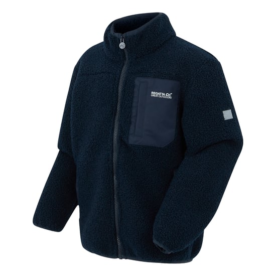 Regatta - "Frankie" Fleecejacke für Kinder, Durchgehender Reißverschluss (Marine) - Image 3
