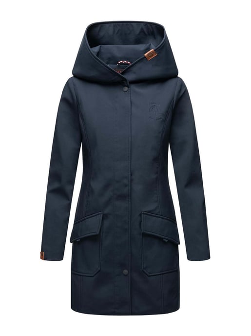 Marikoo Damen Softshelljacke – Mayleen, wasserabweisend mit Kapuze - Image 2