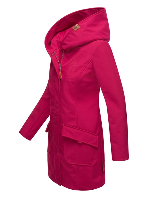 Marikoo Damen Softshelljacke – Mayleen, wasserabweisend mit Kapuze - Image 3