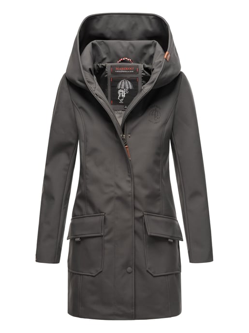 Marikoo Damen Softshelljacke – Mayleen, wasserabweisend mit Kapuze - Image 1