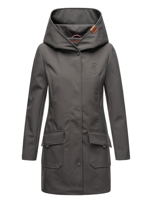 Marikoo Damen Softshelljacke – Mayleen, wasserabweisend mit Kapuze - Image 2