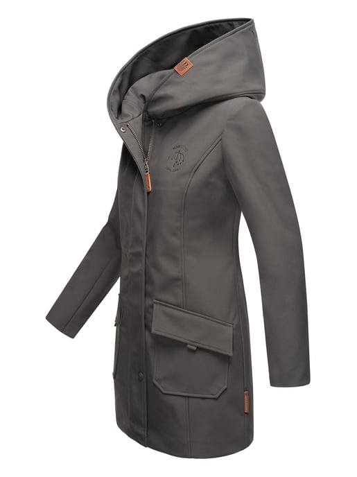 Marikoo Damen Softshelljacke – Mayleen, wasserabweisend mit Kapuze - Image 3