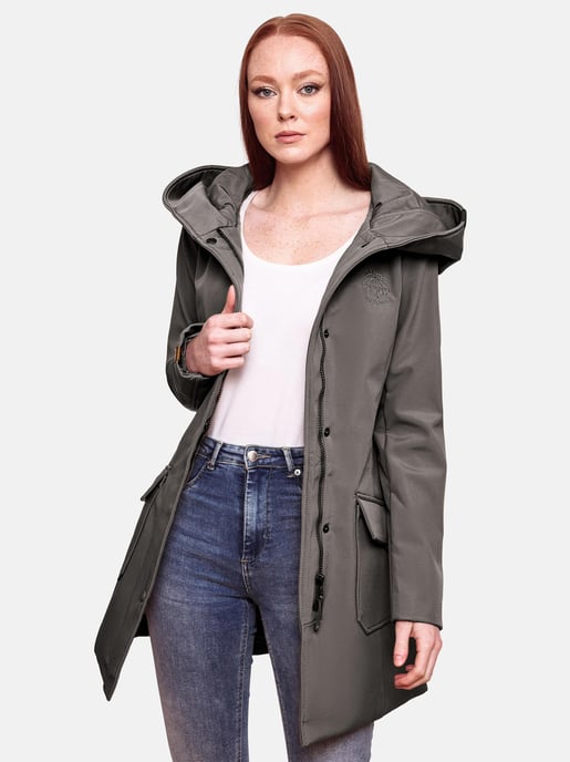 Marikoo Damen Softshelljacke – Mayleen, wasserabweisend mit Kapuze - Image 6