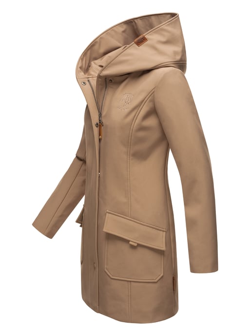 Marikoo Damen Softshelljacke – Mayleen, wasserabweisend mit Kapuze - Image 3
