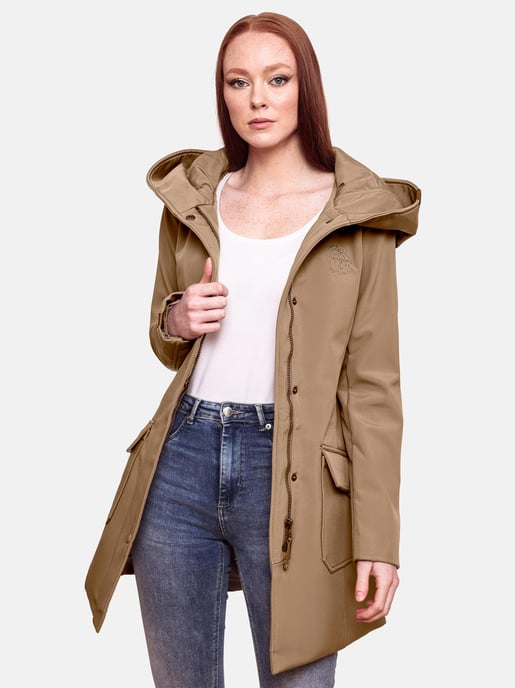 Marikoo Damen Softshelljacke – Mayleen, wasserabweisend mit Kapuze - Image 6
