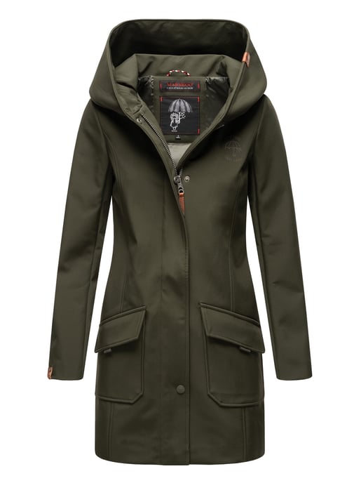 Marikoo Damen Softshelljacke – Mayleen, wasserabweisend mit Kapuze - Image 1