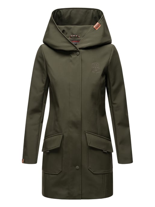 Marikoo Damen Softshelljacke – Mayleen, wasserabweisend mit Kapuze - Image 2