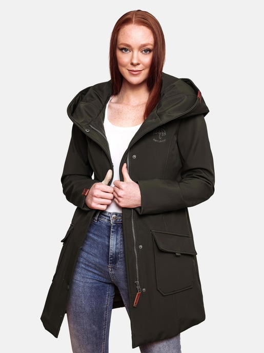 Marikoo Damen Softshelljacke – Mayleen, wasserabweisend mit Kapuze - Image 6