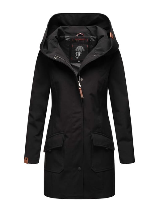 Marikoo Damen Softshelljacke – Mayleen, wasserabweisend mit Kapuze - Image 1