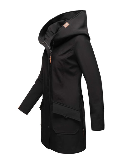 Marikoo Damen Softshelljacke – Mayleen, wasserabweisend mit Kapuze - Image 3