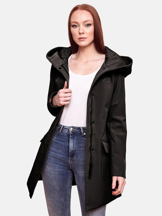 Marikoo Damen Softshelljacke – Mayleen, wasserabweisend mit Kapuze - Image 6