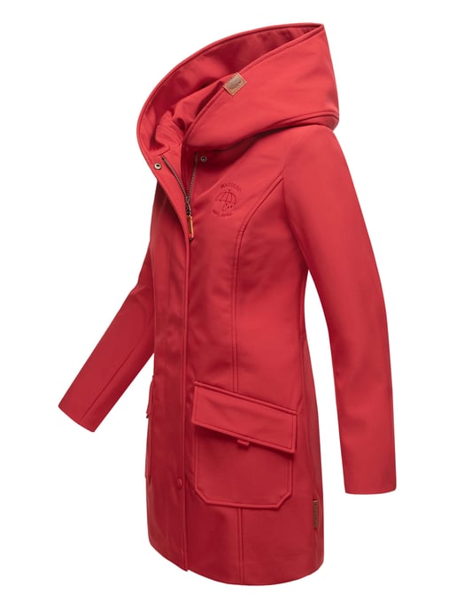 Marikoo Damen Softshelljacke – Mayleen, wasserabweisend mit Kapuze - Image 3