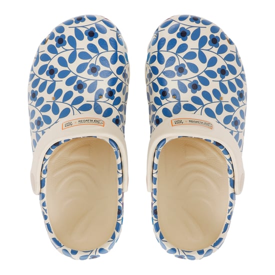 Regatta - Kinder Clogs "Orla Kiely", Jasmin Blume (Blau) - Image 3