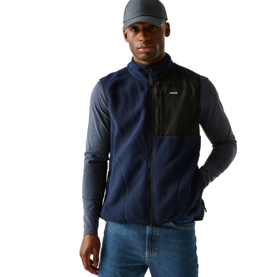 Regatta - "Frankie" Weste für Herren, Teddyfleece (Marine) - Image 4