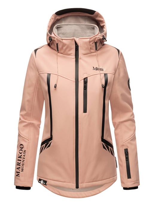 Marikoo Damen Softshelljacke – Mount-Cho-Oyu mit abnehmbarer Kapuze - Image 2
