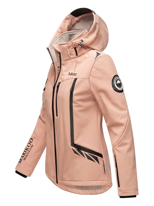 Marikoo Damen Softshelljacke – Mount-Cho-Oyu mit abnehmbarer Kapuze - Image 3