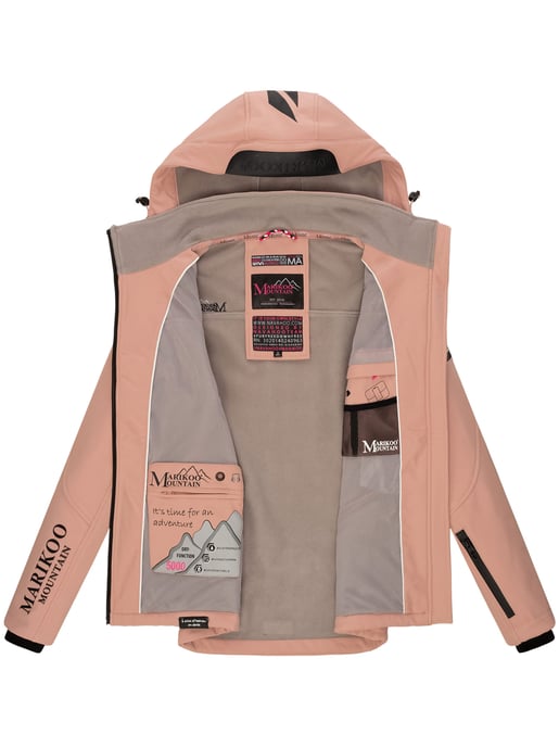 Marikoo Damen Softshelljacke – Mount-Cho-Oyu mit abnehmbarer Kapuze - Image 6