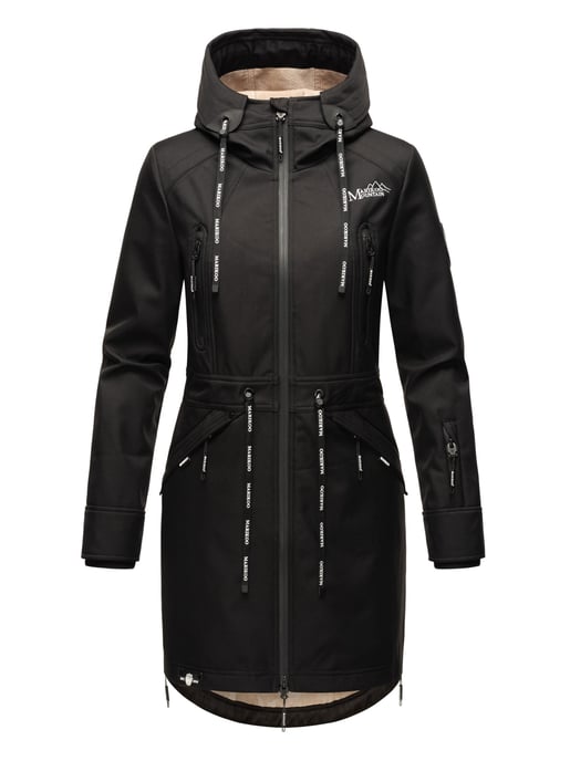 Marikoo Damen Softshelljacke – Racquellee mit Kapuze & Fleecefutter - Image 2