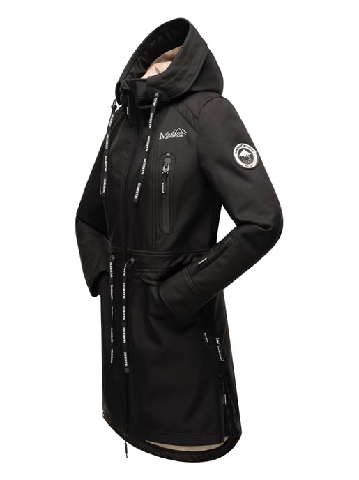 Marikoo Damen Softshelljacke – Racquellee mit Kapuze & Fleecefutter - Image 5